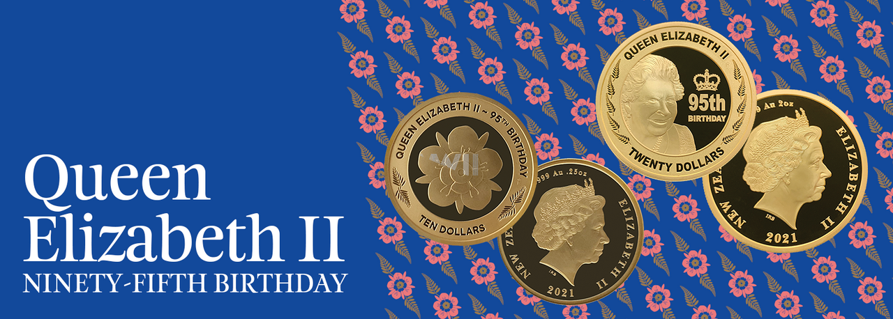 Queen Elizabeth II Ninety-Fifth Birthday coins